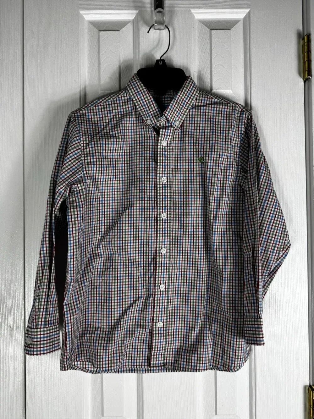 J Bailey Boys Roscoe Button Front Shirt Size 8